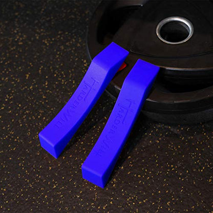 Deadlift Jack Alternative (1 Pair) Easy to Load and Unload Weight Plates, Perfect for Deadlift, Crossfit, Powerlifting, Weightlifting, Home Gym for Your Gym Bag - color: D: Purplish Blue