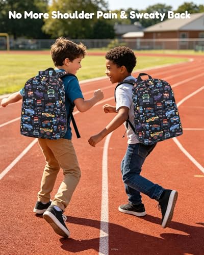 CAMTOP Kids Backpack for Boys, Preschool Toddler Backpack Kindergarten School Bookbag for Age 3-8(Monster Truck) - color: 0025 Monst Truck