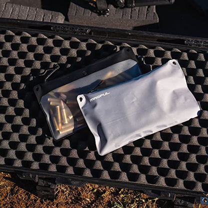 Magpul DAKA Lite Pouch Zippered Tactical Range Tool and Gear Bag - color: Gray, size: Medium (7" x 12")