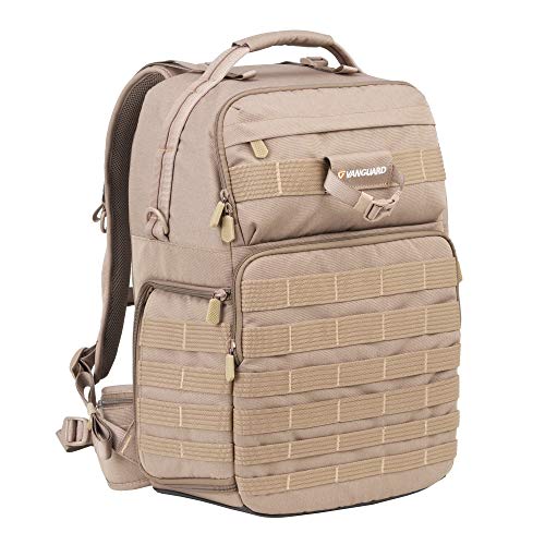 VANGUARD VEO Range T48 Backpack for Pro DSLR/Mirrorless Cameras, Tactical Style – Beige - style: Veo Range T48 Bg