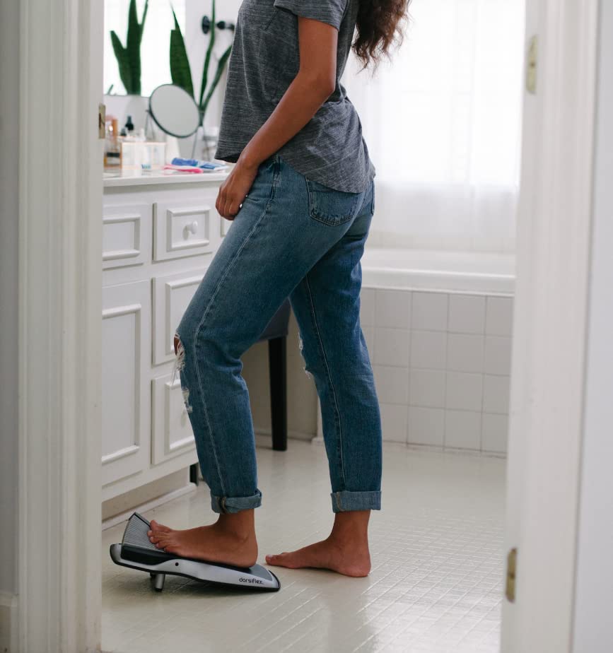 TARGET and AMPLIFY stretching of specific foot & leg muscles for Plantar Fasciitis, Achilles Tendonitis, Calf Tightness, Foot & Heel Pain, Foot & Ankle Mobility, and Toe Mobility.