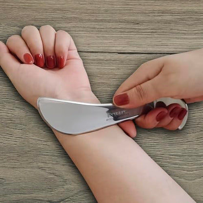 BYYDDIY SD 2 in 1 304Stainless Steel GuaSha Muscle Scraper Tools Set,Scar Tissue Tool,Physical Therapy Tools,Muscle Scraping Tool,Massage Scraper,IASTM Tools,Soft Tissue Massage Tool (SD2)