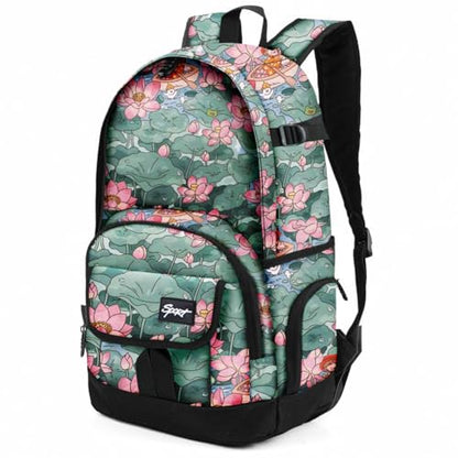 rickyh style School Backpack Travel Bag for Men & Women Lightweight College Back Pack with Laptop Compartmen - color: 04hh