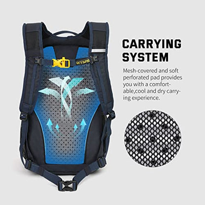 SKYSPER Small Hiking Backpack, 20L Lightweight Travel Backpacks Hiking Daypack for Women Men - color: Lantc20-navyblue, size: 20l