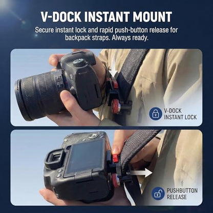 Quick Release Shoulder Strap Mount Plate Clamp Camera Clip Action Camera Shoulder Strap Belt Clamp Quick Switch Kit