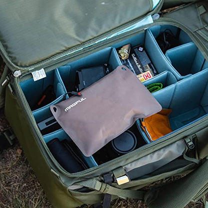 Magpul DAKA Lite Pouch Zippered Tactical Range Tool and Gear Bag - color: Gray, size: Small (6" x 9")