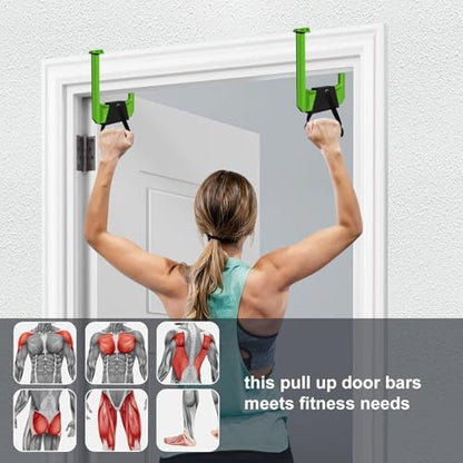 Pull up Bars | Doorway Pullup Bars for Home | Comfortable Portable Anti-Slip Compact Device for Fitness Outdoor Travel Offices Frames