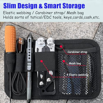 Tactical Panel Organizer Insert,Molle Admin Panel Hook and Loop Fasteners,Gear Storage,Utility Accessories Modular Pack Organizer Board for Tactical Backpacks,Chest Rigs,Gear Bags (1)