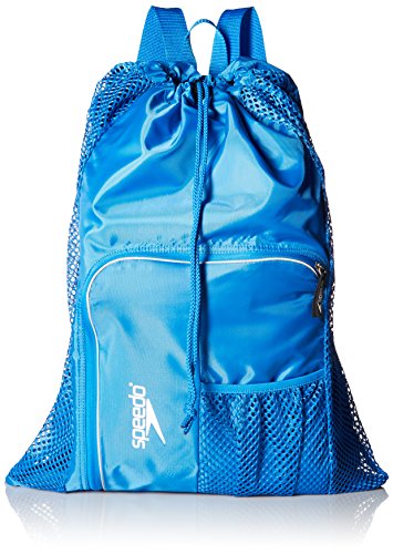 Speedo Unisex-Adult Drawstring Deluxe Ventilator Mesh Equipment Bag - color: Imperial Blue