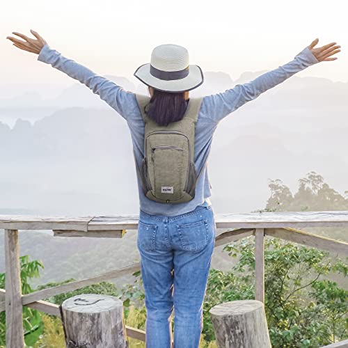 G4Free 10L/15L Hiking Backpack Lightweight Packable Hiking Daypack Small Travel Outdoor Foldable Shoulder Bag - color: Beige, size: 20L