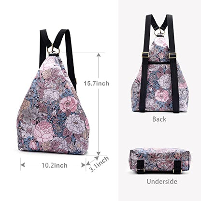Black Butterfly Premium Backpack for Women, Bohemia Style Fashion Casual Daypack Backpack, Small Backpack Purse (07-grey) - color: 07-grey