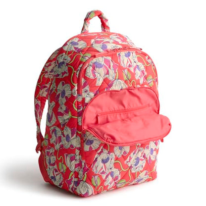 Vera Bradley Women's Featherweight Westover Hybrid Backpack, Swirling Poppies, One Size - color: Swirling Poppies