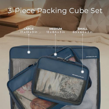 Briggs & Riley Travel Essentials Check In Compression Packing Cube Set - color: Navy, size: Checked