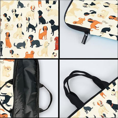 15-Inch Laptop Sleeve – Stylish, Lightweight, Shockproof, Water-Resistant Case for Lenovo, HP, Dell, Asus Notebooks - Cute Cartoon Dogs - color: Cute Cartoon Dogs