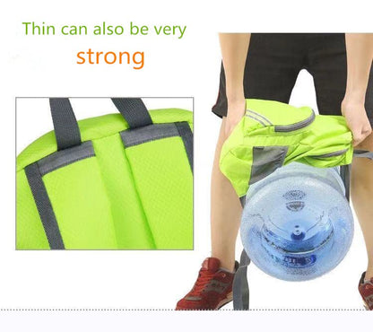 Geboldil Men's and women's lightweight foldable hiking travel backpack waterproof camping backpack blue - color: Blue