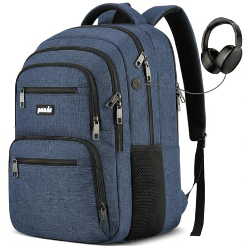 Paude Laptop Backpack,School Backpack Large Bookbag for Teens Adults Men,Lager Backpack for High School College Students Back Pack,Waterproof - color: Blue, size: 15.6inch