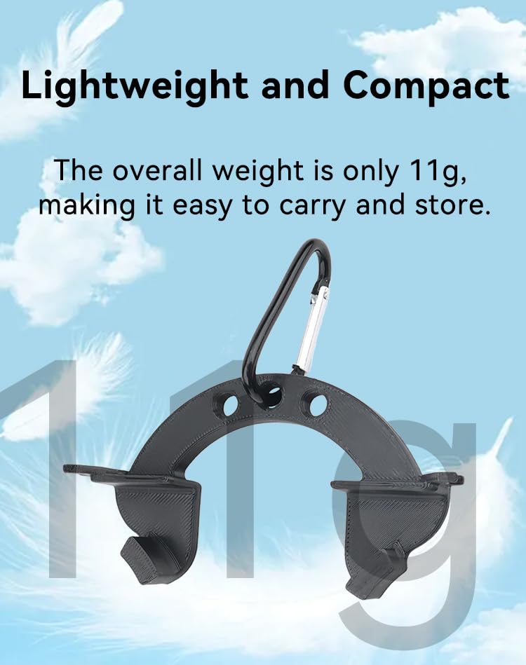 Backpack Clip Hook Compatible with DJI NEO 2 - Quick-Release Design, Lightweight 11g, 1kg Load Capacity, Versatile Mounting for Hands