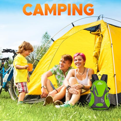 sunhiker Small Hiking Backpack Women Men 20L Lightweight Travel Backpack Daypack Casual Backpack For Cycling Outdoor Camping - color: Aqua Green