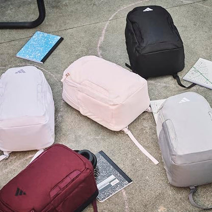 adidas Amplifier Backpack for Laptop, School and Gym, 28L, Alumina Beige/Rose Gold/Regular, OSFA - color: Alumina Beige/Rose Gold/Regular