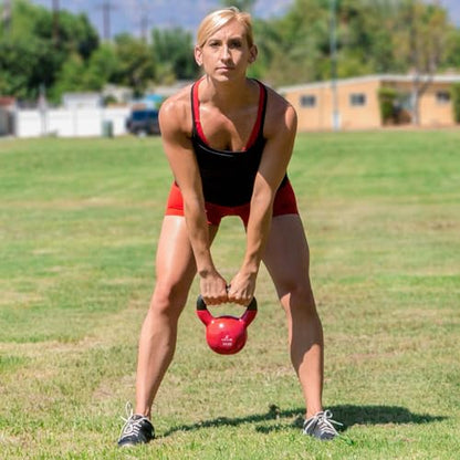 ProsourceFit Vinyl Coated Cast Iron Kettlebells for Full Body Fitness Workouts - size: 20.0 Pounds
