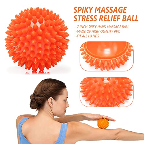 Hand Grip Strengthener Workout Kit (10Pcs) Hands Grip Strength Trainer, Forearm Gripper, Finger Exerciser Stretcher Wrist Ball, Stress Relief Ball for Men and Women, Injury Recovery - color: HSK02