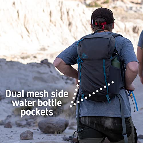 Kelty Asher Backpack, Daypack to Multi-Day Backpacking Capacity, Hiking, Lightweight Travel Pack, Internal Frame (24L Moss) - color: Winter Moss/Dill, size: 24L