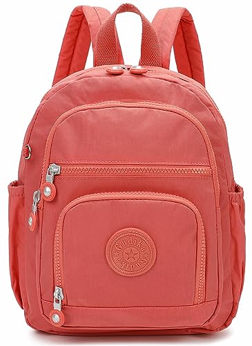 Mini Hiking Waterproof Backpack Purse for Women and Men,Travel Backpack 5L - color: Red