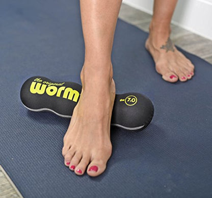 7.0 Portable Massage Muscle Roller - Pink Large - Myofascial Release Foam Roller for Neck to Foot Relief