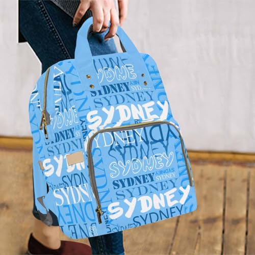 MyPupSocks Customized Diaper Bag Baby Backpack, Personalized Backpack with Name Mummy Nappy Baby Bag School Bag Shoulders Bag Casual Daypack Daycare Bag Travel Bag for Boys Girls - color: Color 17