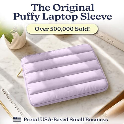 Vandel Puffy Laptop Sleeve 15-16 Inch, Laptop Case, MacBook Air Case - color: i. Lilac, size: 15-16 Inch