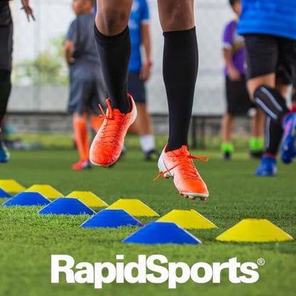 Fitness Health - Speed & Agility Athlete Training Set, Speed Chute, Hurdles, Agility Ladder and Sports Cones, Metal Pegs & Carrying Bag