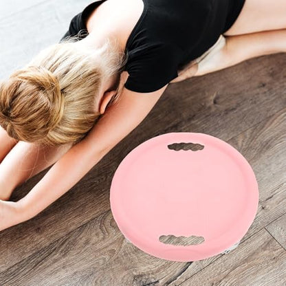 Ab Roller Wheel with Silent Smooth Rolling Core Muscle Trainer and Pink Exercise Discs for Abdominal Workout at Home, Fitness Floor Sliders for Men and Women