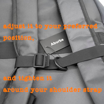Backpack Chest Strap, Universal Add on Adjustable Sternum Strap, Chest Belt Replacement, with Heavy Duty Quick Release Buckle Clip, for Travel, Hiking, Camping, School - color: Black