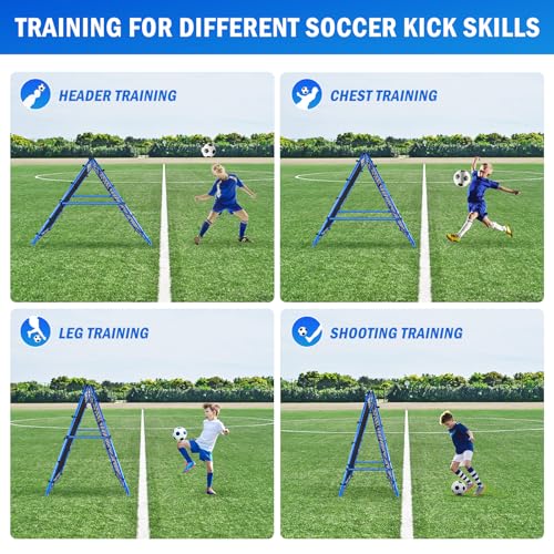Volleyball Baseball Rebounder Net, Softball Rebounder Pitchback Net Quick Adjustments, Quick Adjustments Lacrosse Bounce Back Practice Equipment, Ideal for Outdoor Indoor and Backyard Training - size: 5FTx4FT, style: Dual-Sided Multi-Sport Rebounder
