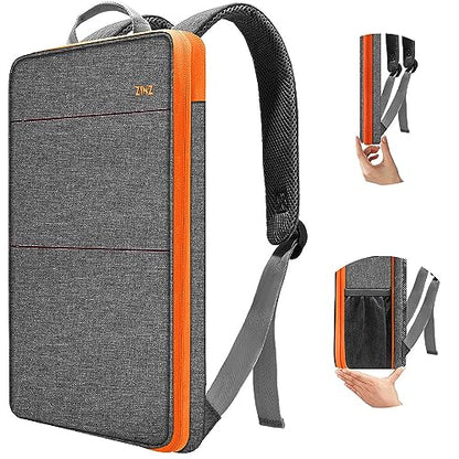 ZINZ Slim & Expandable Laptop Backpack Water Resistant Backpack Travel Backpack Compatible with MacBook Air/Pro/Neo 13-14 inch, XPS 13/14, Surface 13.5" and Most 13-14 Notebooks，G01OG01 - color: G01og01, size: 13"-14"