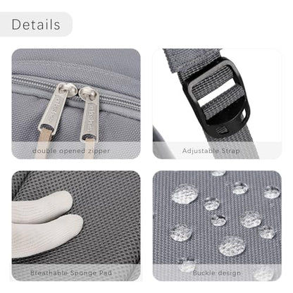 abshoo Basic School Backpack For College Middle High School Water Resistant Bookbag Travel Daypack(Gray) - color: Gray