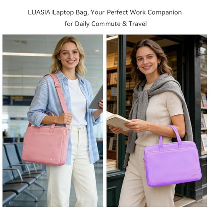 Laptop Bag Case for Women Men Messenger Briefcase Bag, 17 17.3 Inch - color: Pink, size: 17.3 inch
