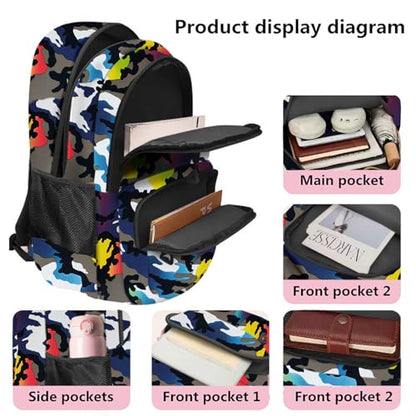 Casual Lightweight Backpacks for Boys & Girls, School Bookbags, 15 "Laptop Backpack, Travel Bag (213mchua) - color: 213mchua
