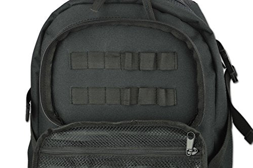 Lightning X Premium Tactical Medic Backpack w/Modular Pouches & Hydration Port (Stealth Black) Large - color: Stealth Black