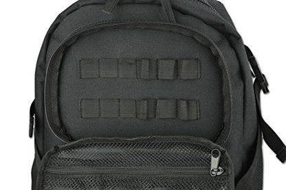 Lightning X Premium Tactical Medic Backpack w/Modular Pouches & Hydration Port (Stealth Black) Large - color: Stealth Black