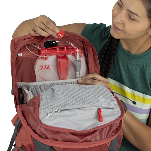 Osprey Tempest 22L Women's Lightweight Hiking Backpack - Small Daypack for Travel & Camping, Deep Fig/Hotspot Pink - color: Deep Fig/Hotspot Pink, size: 22L - Standard Fit