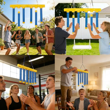 Shelprojsu Reflex Drop Sticks Challenge Game, 3 Adjustable Catching Falling Sticks Game, Hand Eye Coordination Training Game, Reaction Time Training Hand Speed Challenge Game - color: Blue