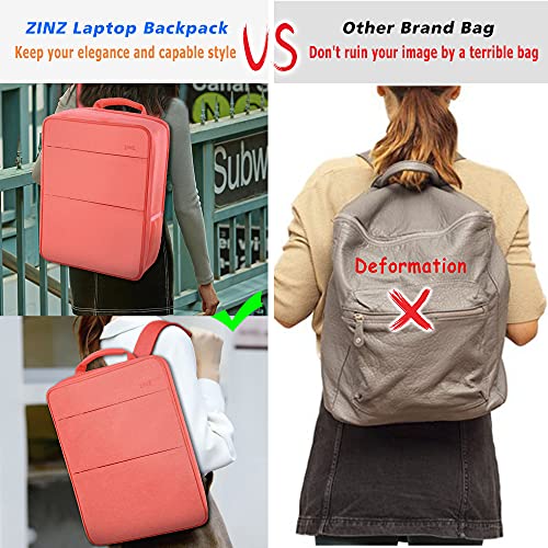 ZINZ Slim & Expandable Laptop Backpack 15 15.6 16 Inch Case, Water Resistant Travel Backpack Compatible with MacBook Pro/Neo 16" 15", Dell XPS 15 16 and Most 15" 15.6" 16" Notebooks，P01K01 - color: P01k01, size: 15"-16"