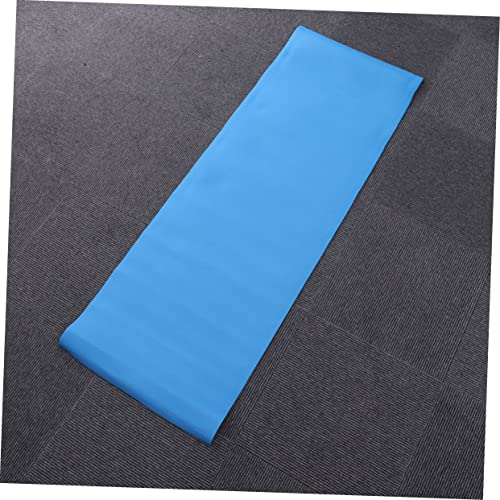 Portable Anti-slip Eva Yoga Mat for Exercise Camping Hot Yoga Lightweight Odorless Blue Fitness Mat for Aerobic Stretching Routines