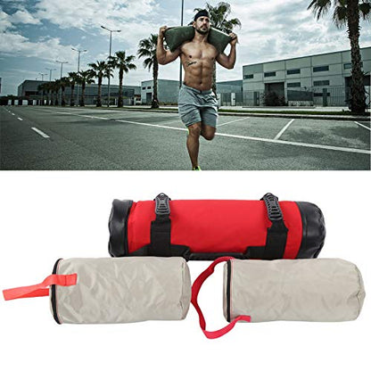 Weightlifting Sandbag, Fitness Exercise Sandbags with Non - Slip Wide Handle, Heavy Duty Oxford Cloth Outer Skin for Full Body Workout, Gym and Home Training Equipment - size: Small