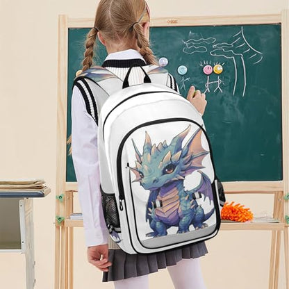 ALAZA Cute Baby Dragon Laptop Backpack Purse for Women Men Travel Bag Casual Daypack with Compartment & Multiple Pockets - color: Dragon