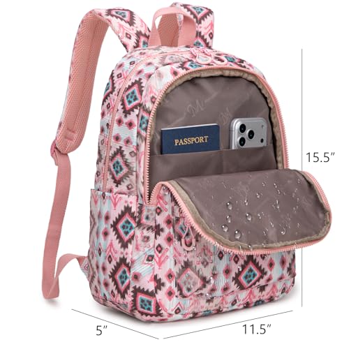 Montana West Backpack Purse for Women Western Aztec Backpack Purse Lightweight Casual Daypack for Travel - color: C-pink