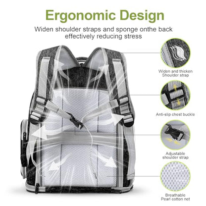 Cawypety Expandable Cat Backpack,Cat Bubble Backpack Carrier for Carrying Cats, Pets and Small Dogs,Airline-Approved,Designed for Travel, Hiking, Walking,Car （Black - color: Square Expandable- Black