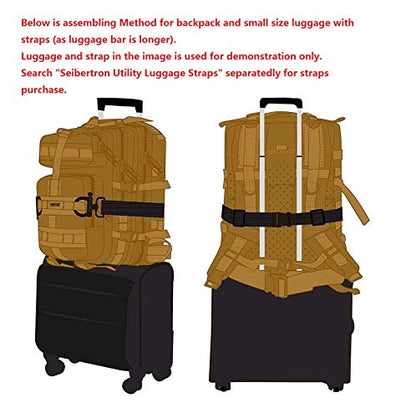 Seibertron Falcon Water Repellent Hiking Camping Backpack Compact Pack Summit Bag (Black 27L) - color: Black 27l(size:9"*11"*16.5")