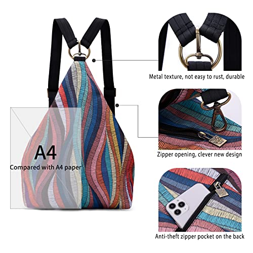 Black Butterfly Premium Backpack for Women, Bohemia Style Fashion Casual Daypack Backpack, Small Backpack Purse (0050-multicolor) - color: 0050-multicolor